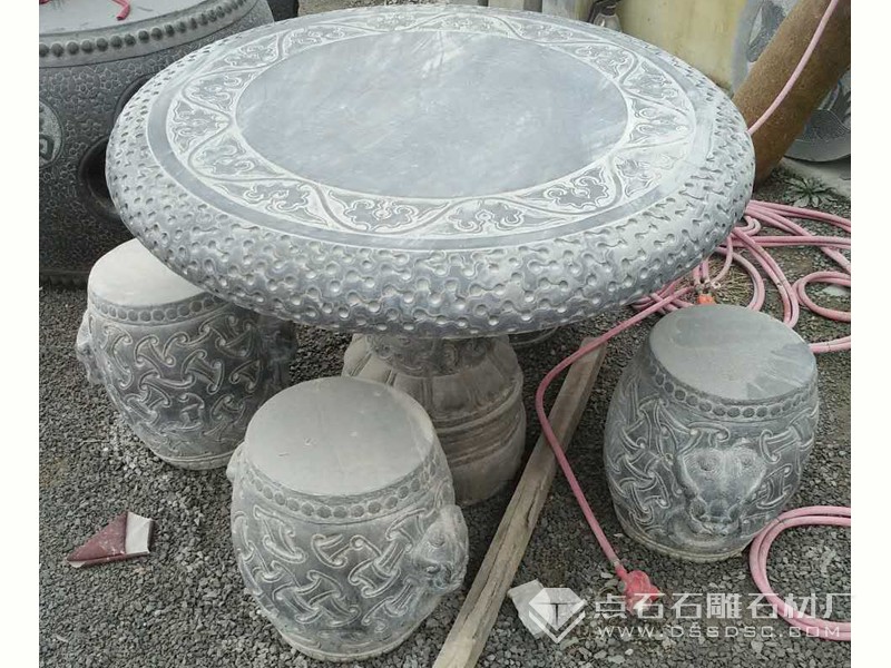青石圆桌 户表圆桌 石圆桌