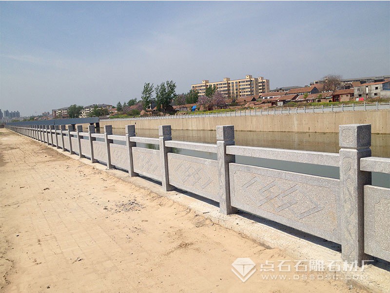 花岗岩栏板 河路栏杆 河路简易栏杆